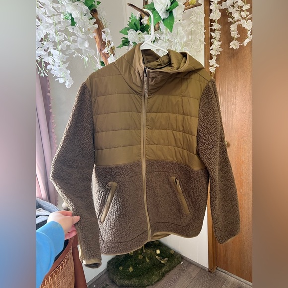 REI Brown Quilted and Fleece Jacket
